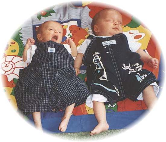 Matthew and Thomas Rudd - July 2000